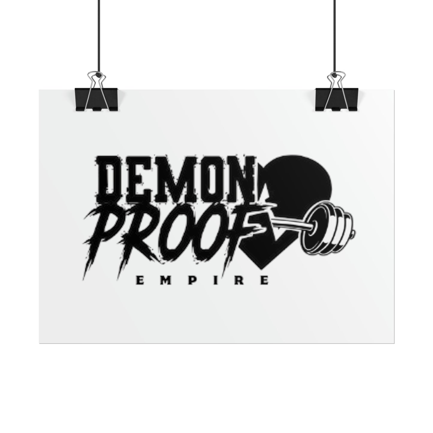 DemonProof Empire Logo Poster