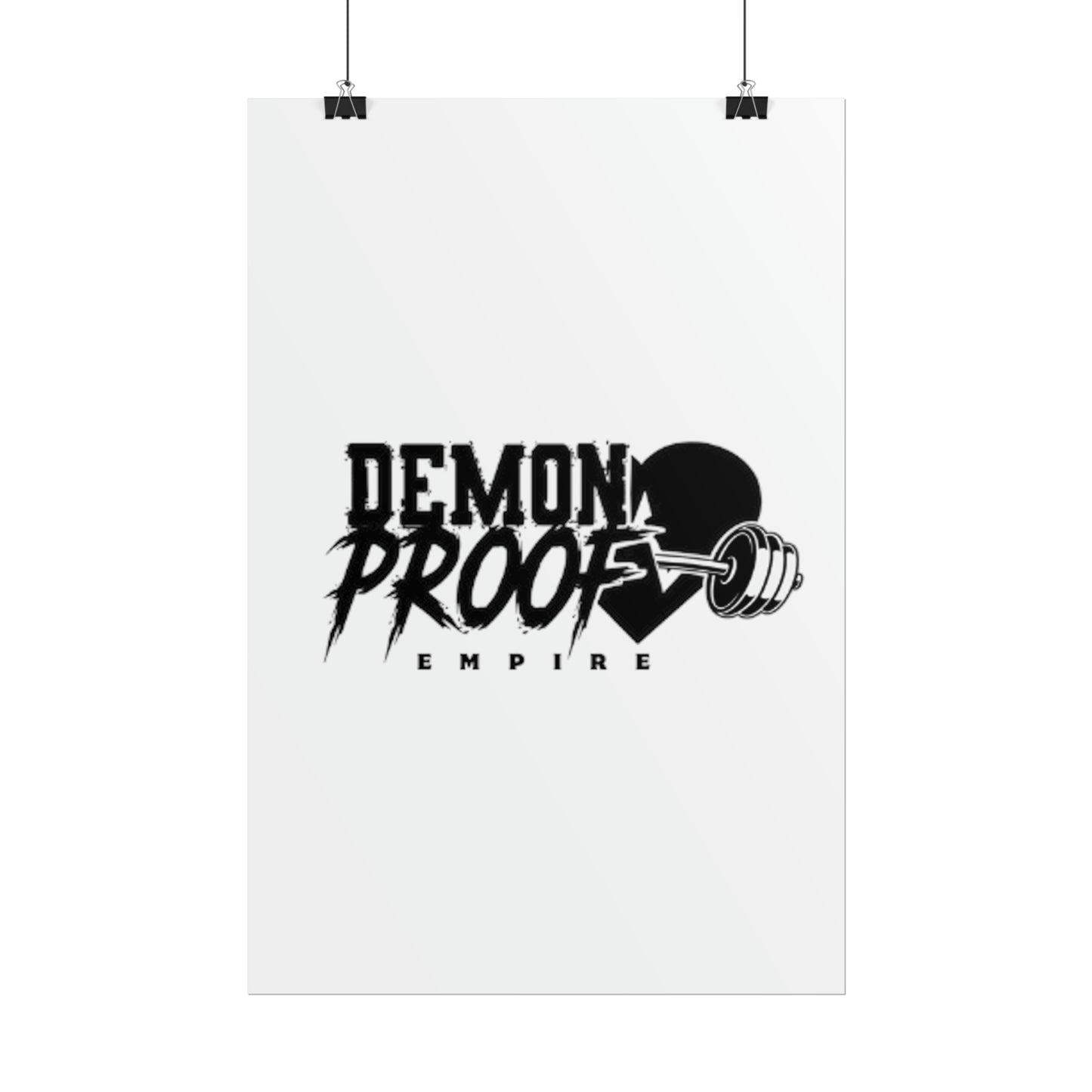 DemonProof Empire Logo Poster