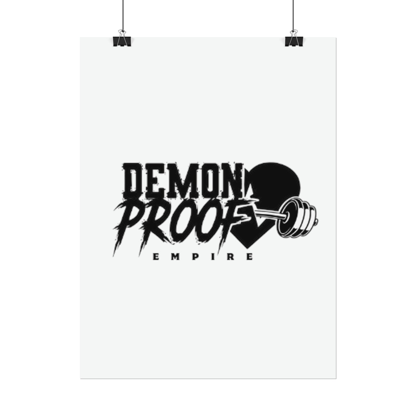 DemonProof Empire Logo Poster