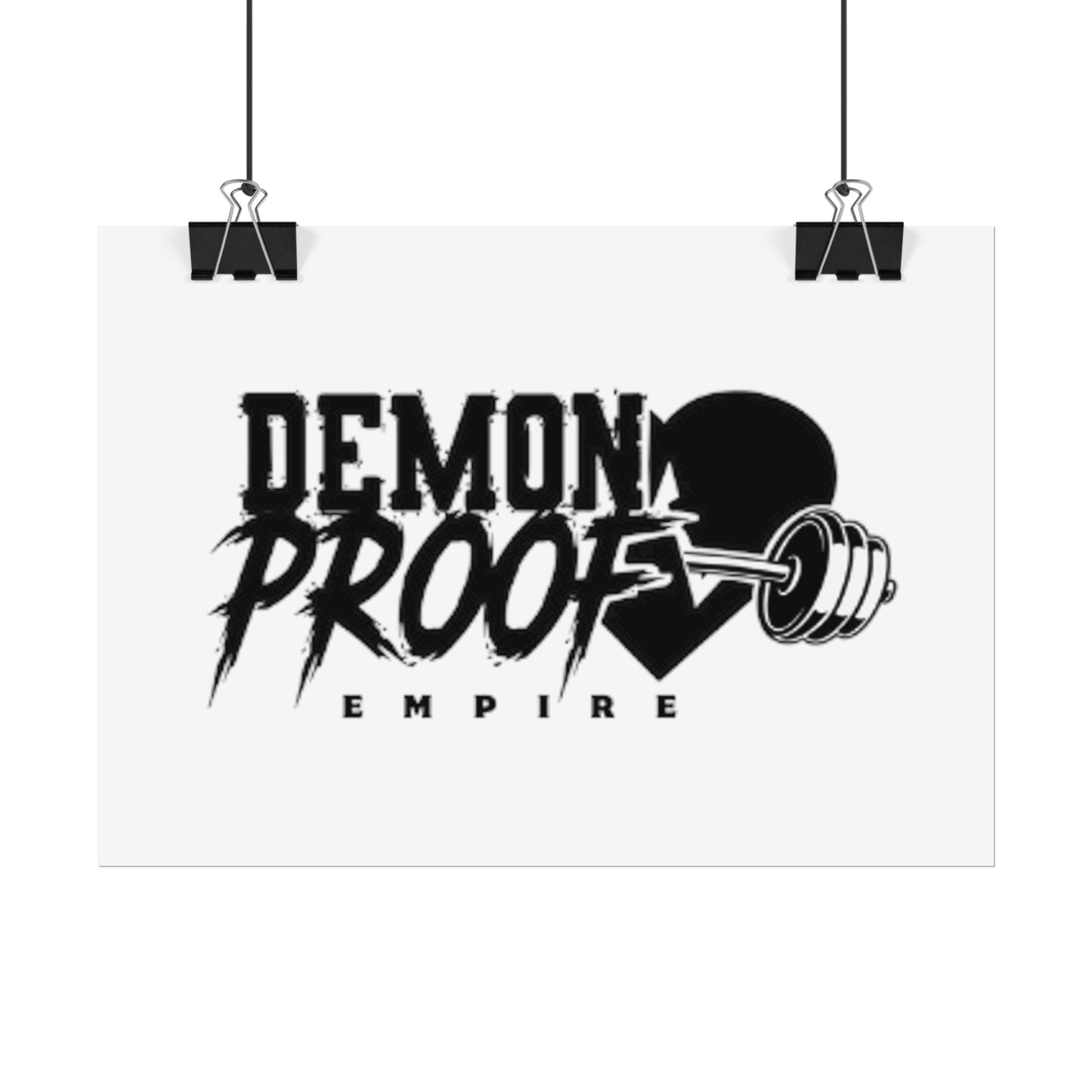 DemonProof Empire Logo Poster