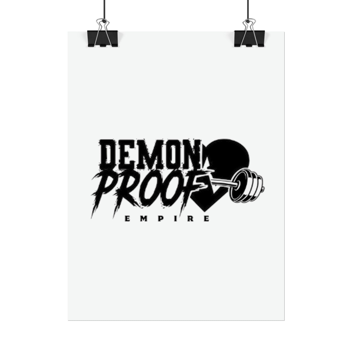 DemonProof Empire Logo Poster