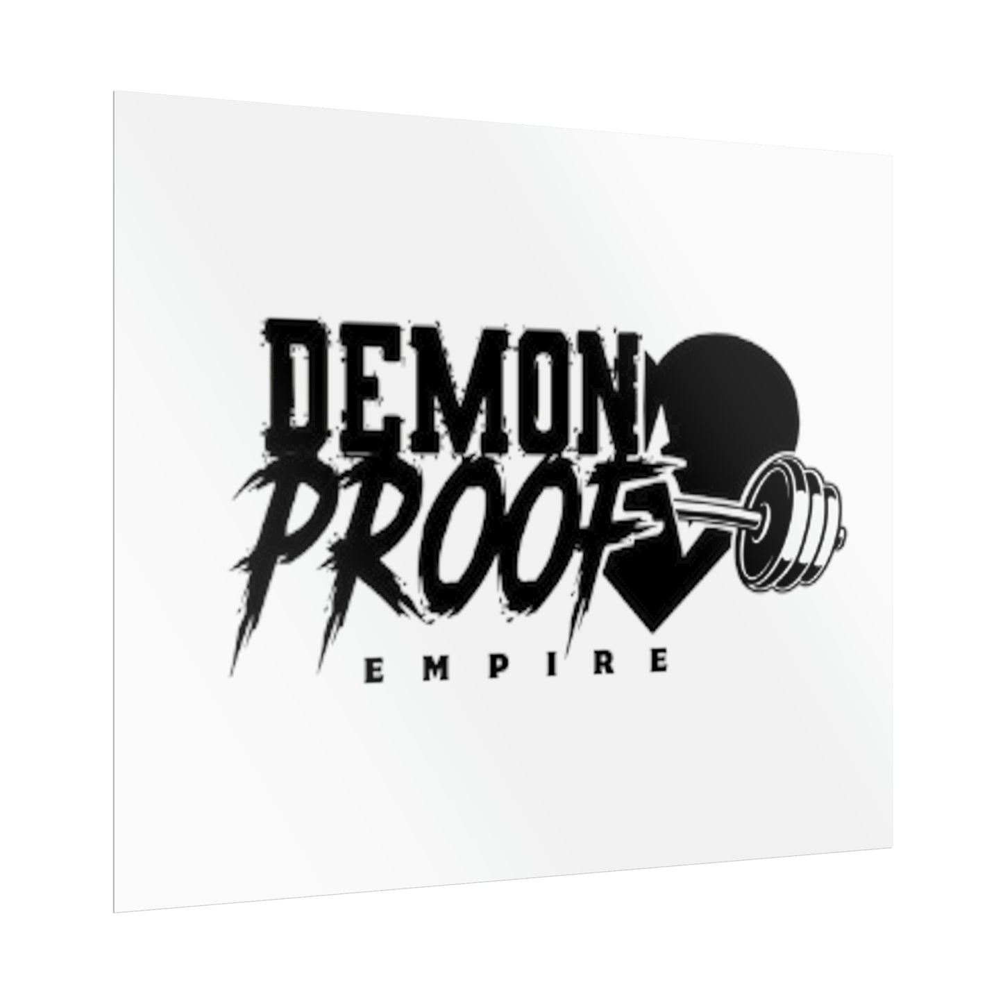 DemonProof Empire Logo Poster
