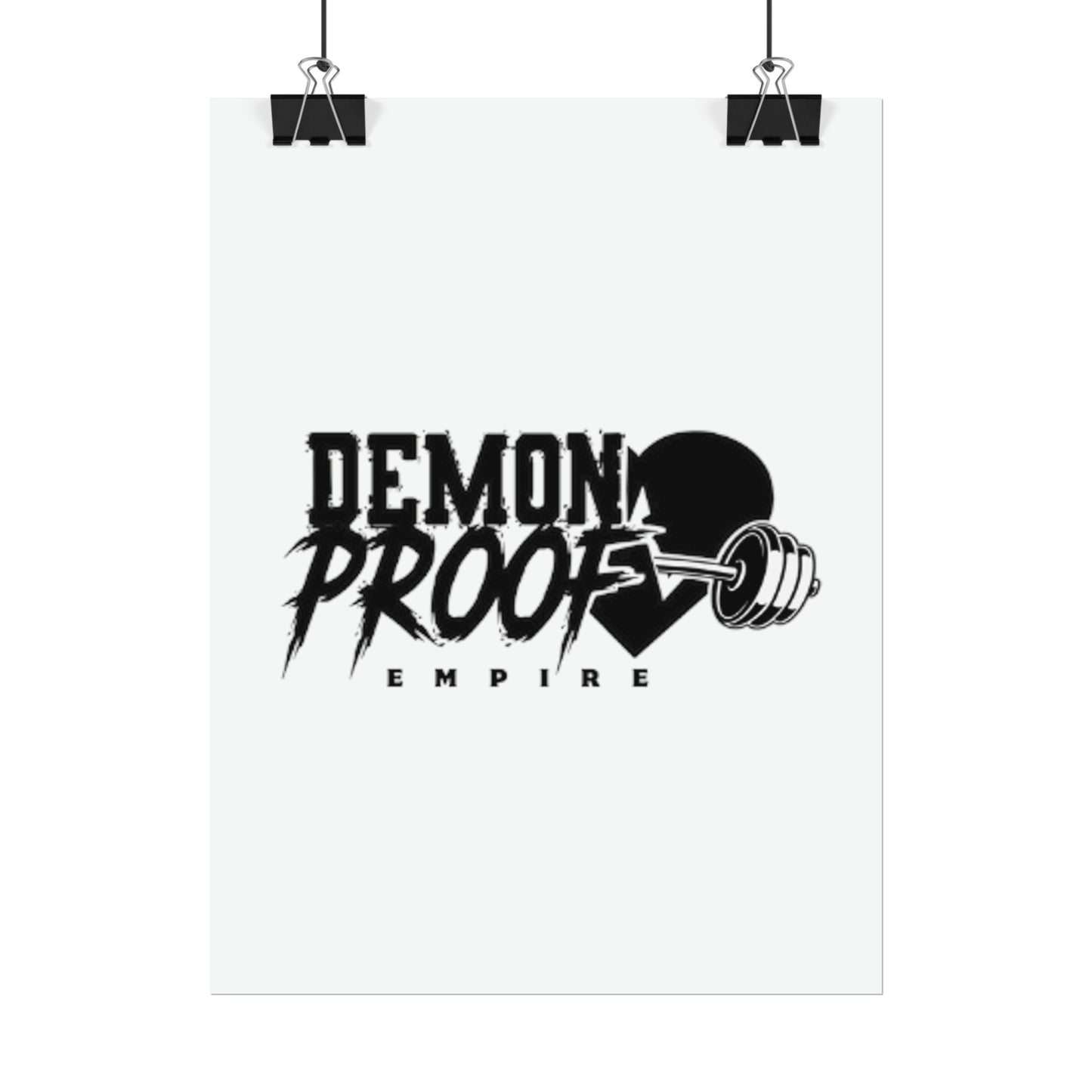 DemonProof Empire Logo Poster