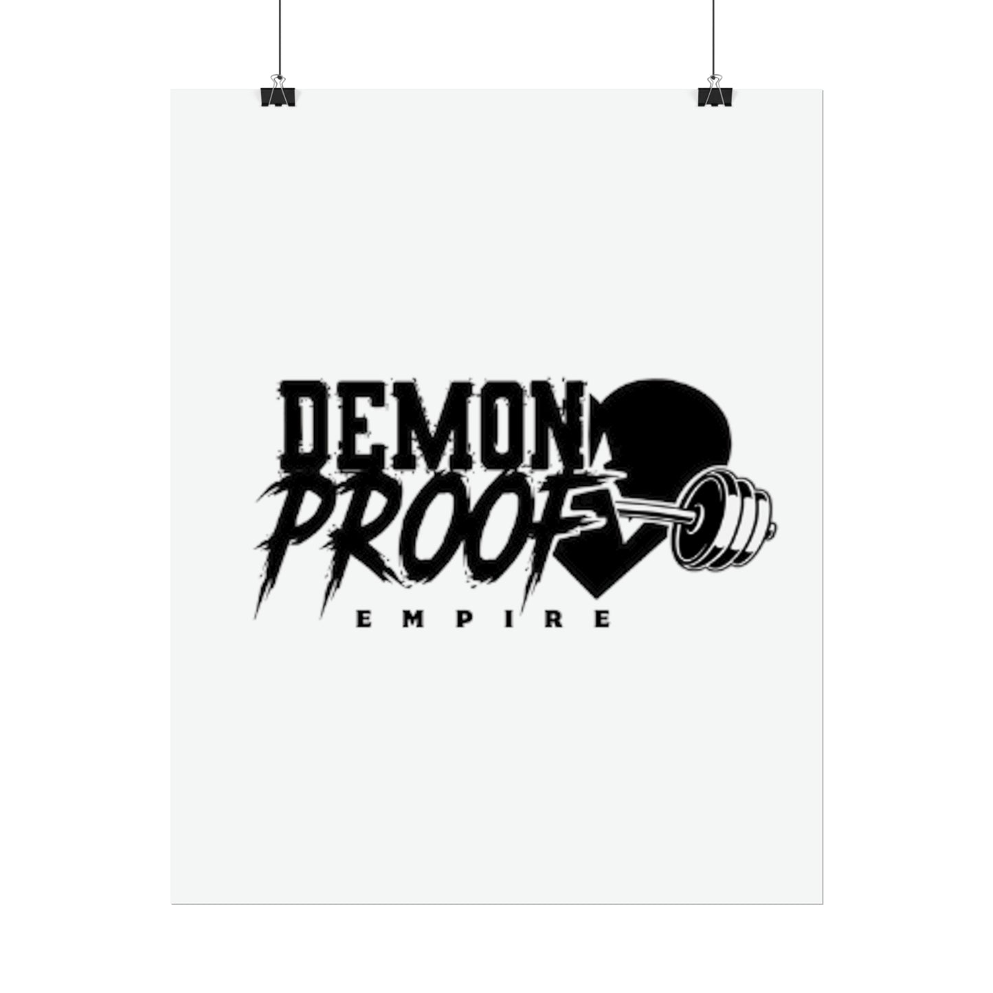 DemonProof Empire Logo Poster