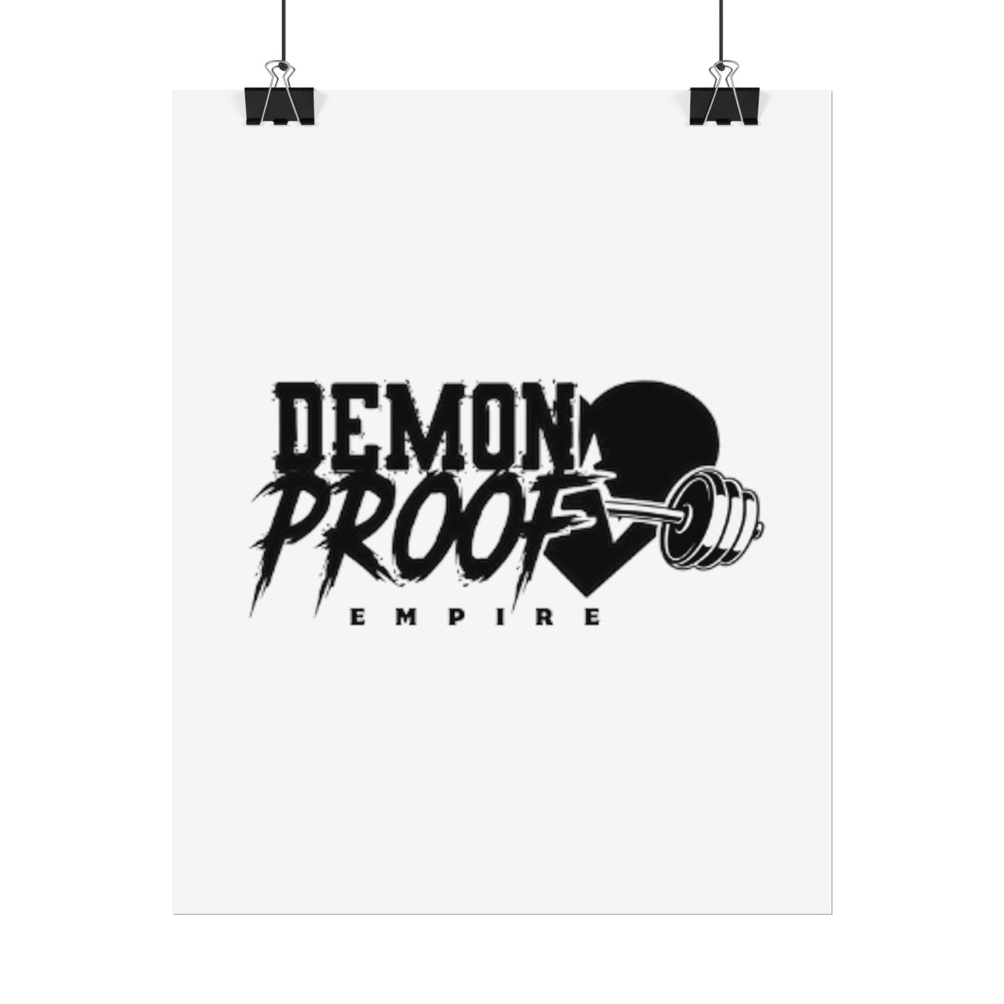 DemonProof Empire Logo Poster
