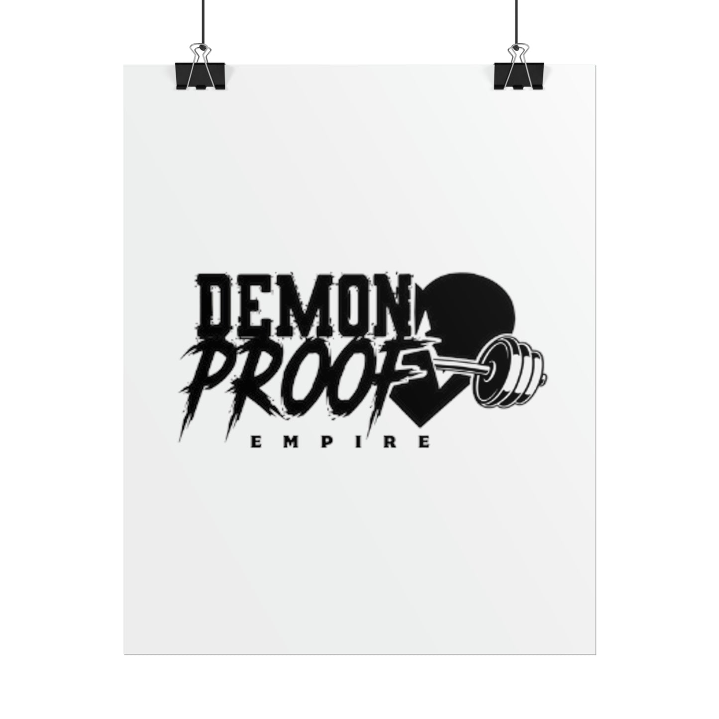 DemonProof Empire Logo Poster