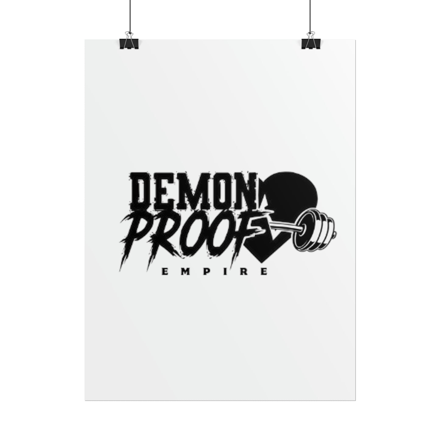DemonProof Empire Logo Poster