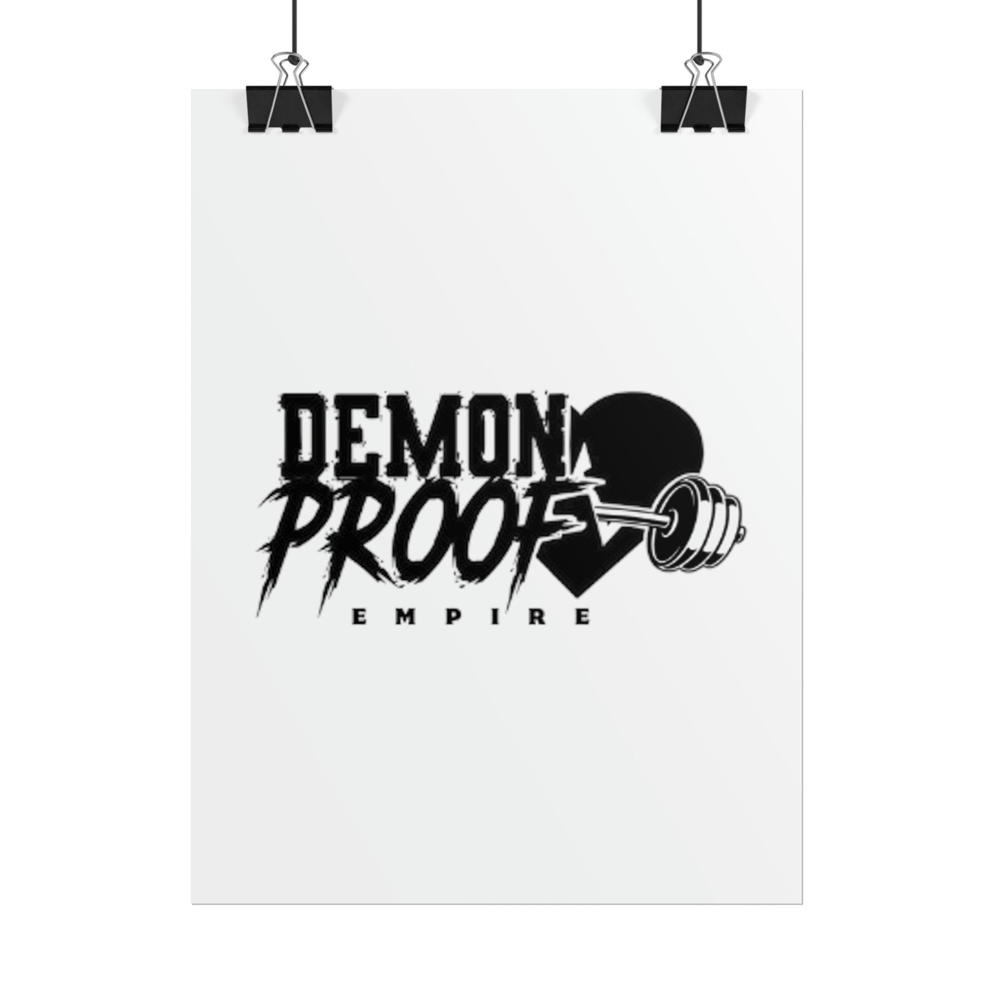 DemonProof Empire Logo Poster
