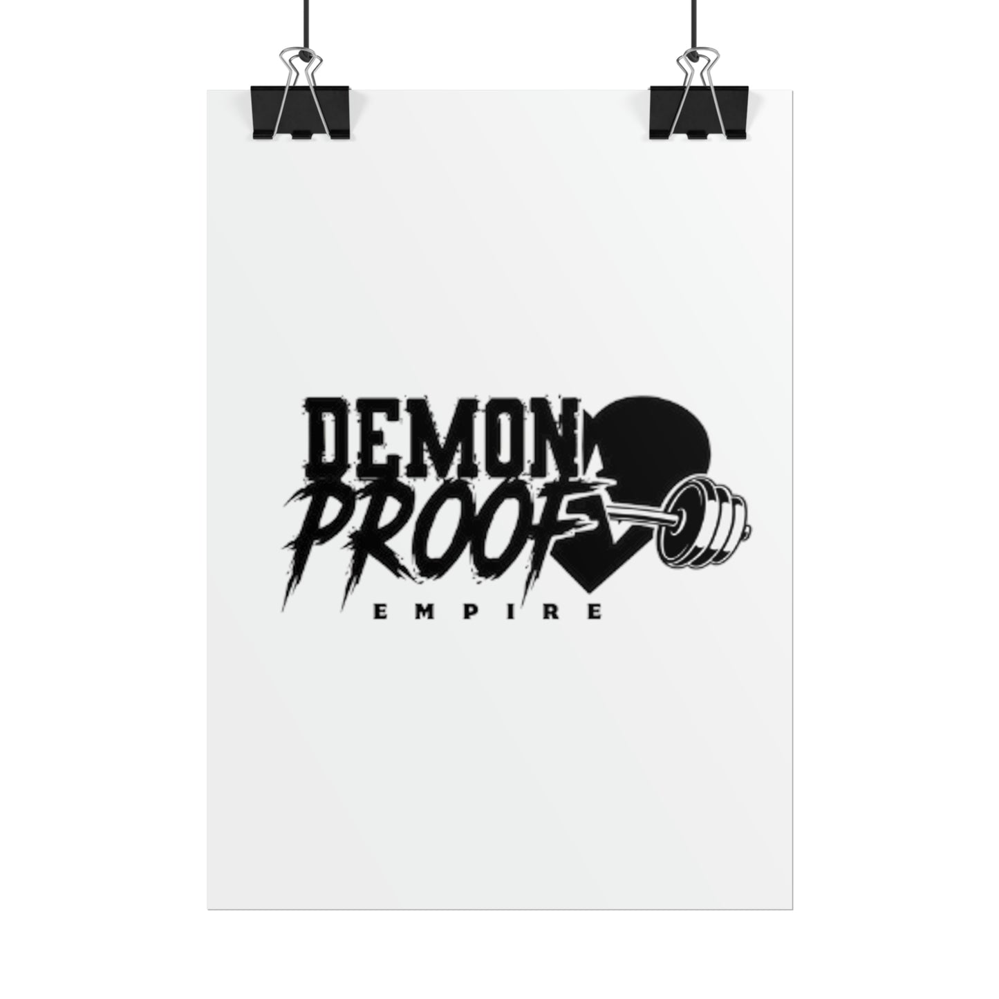 DemonProof Empire Logo Poster