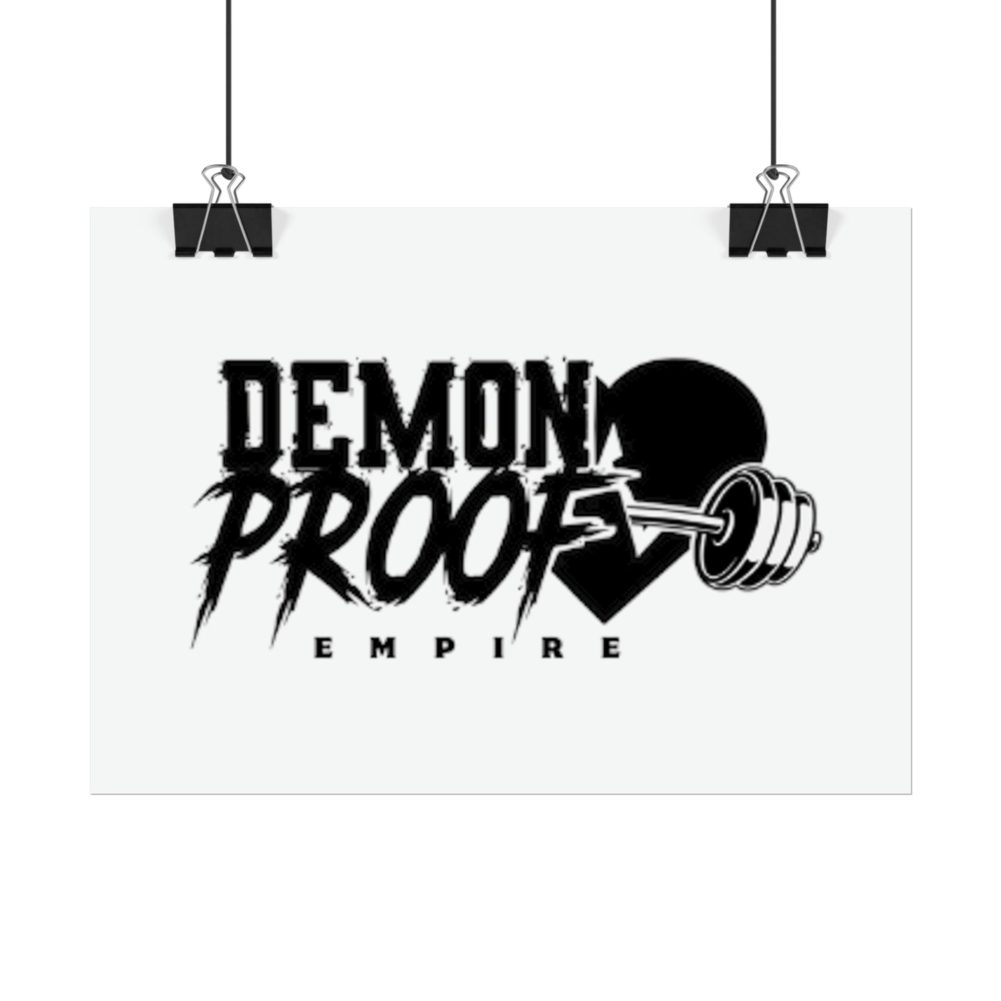 DemonProof Empire Logo Poster