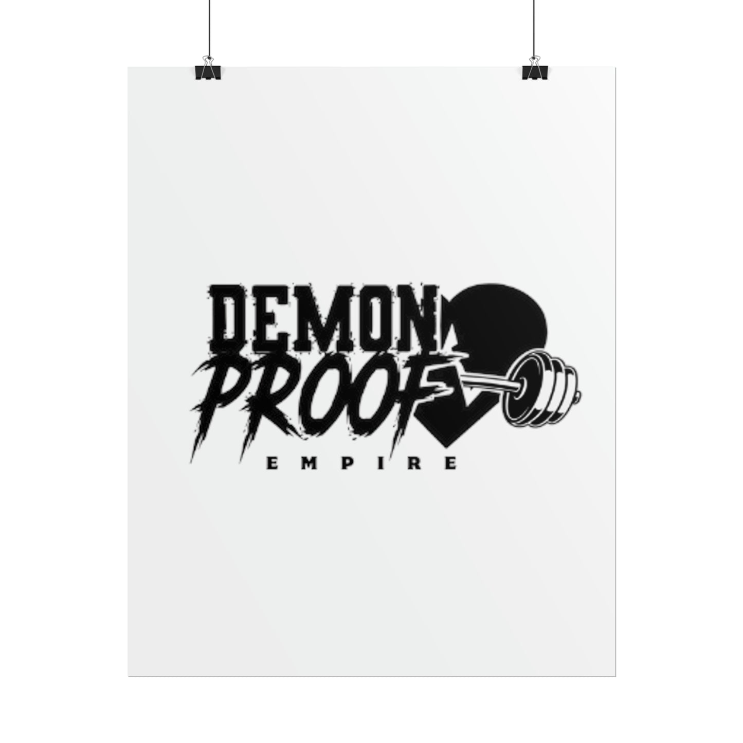 DemonProof Empire Logo Poster