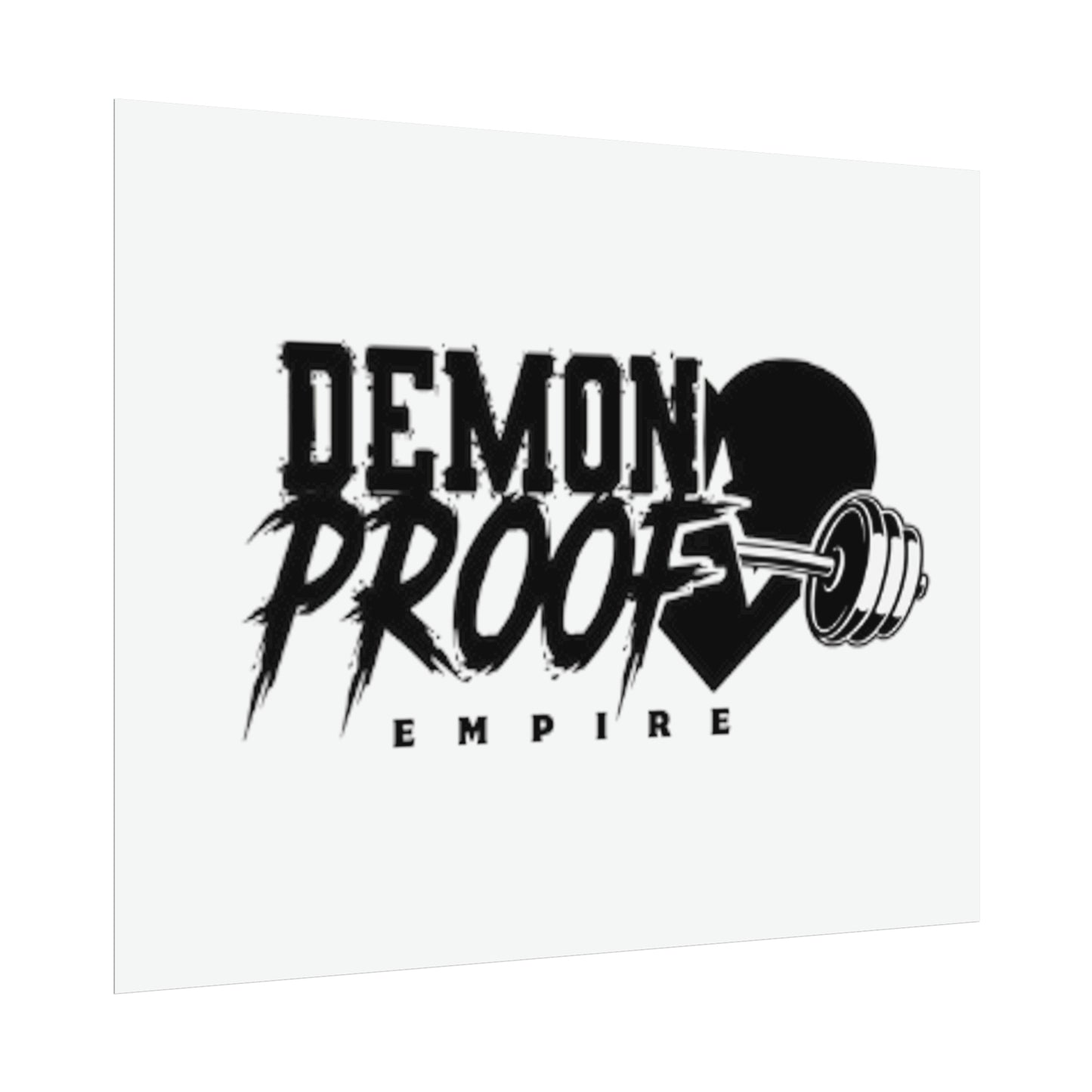 DemonProof Empire Logo Poster