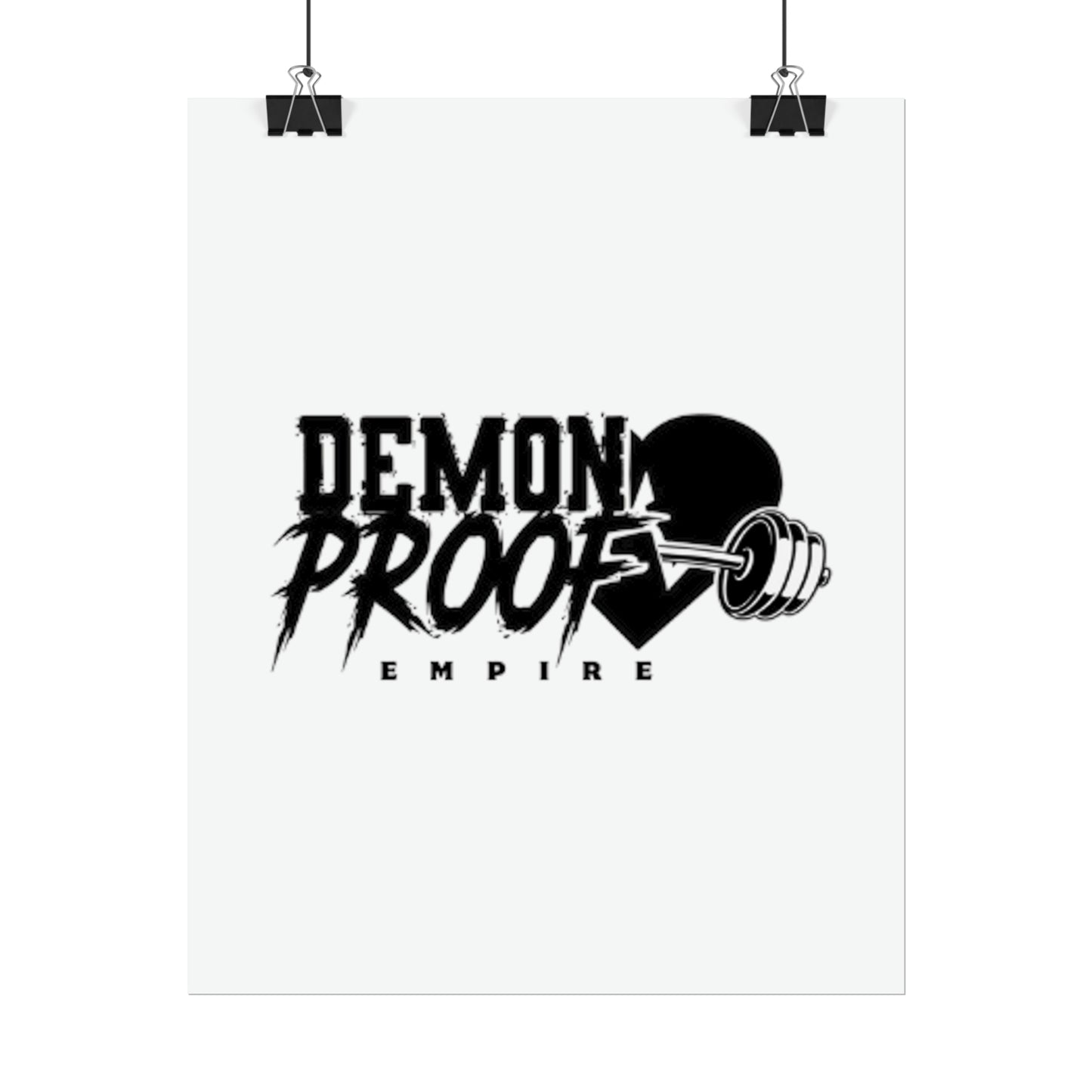 DemonProof Empire Logo Poster