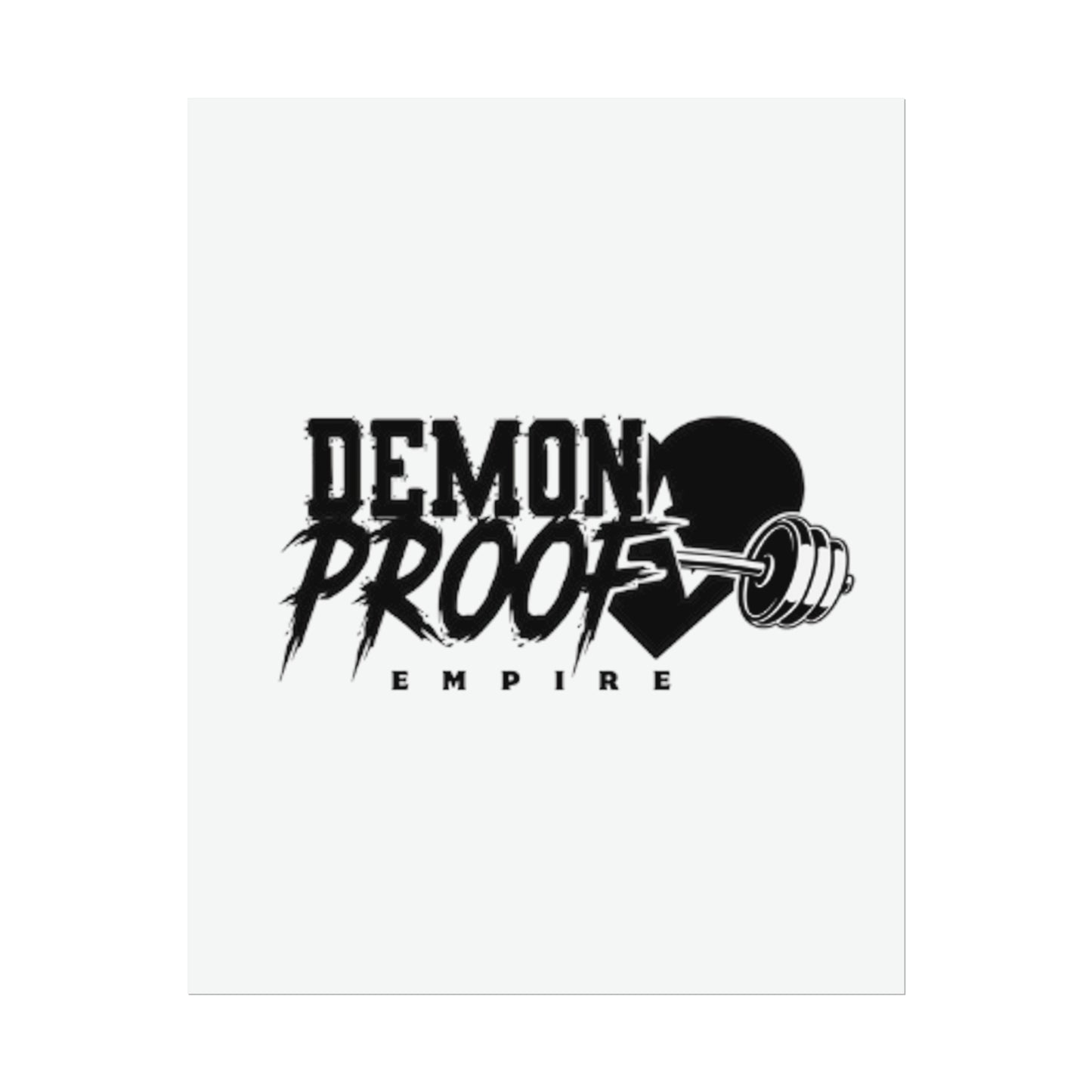 DemonProof Empire Logo Poster