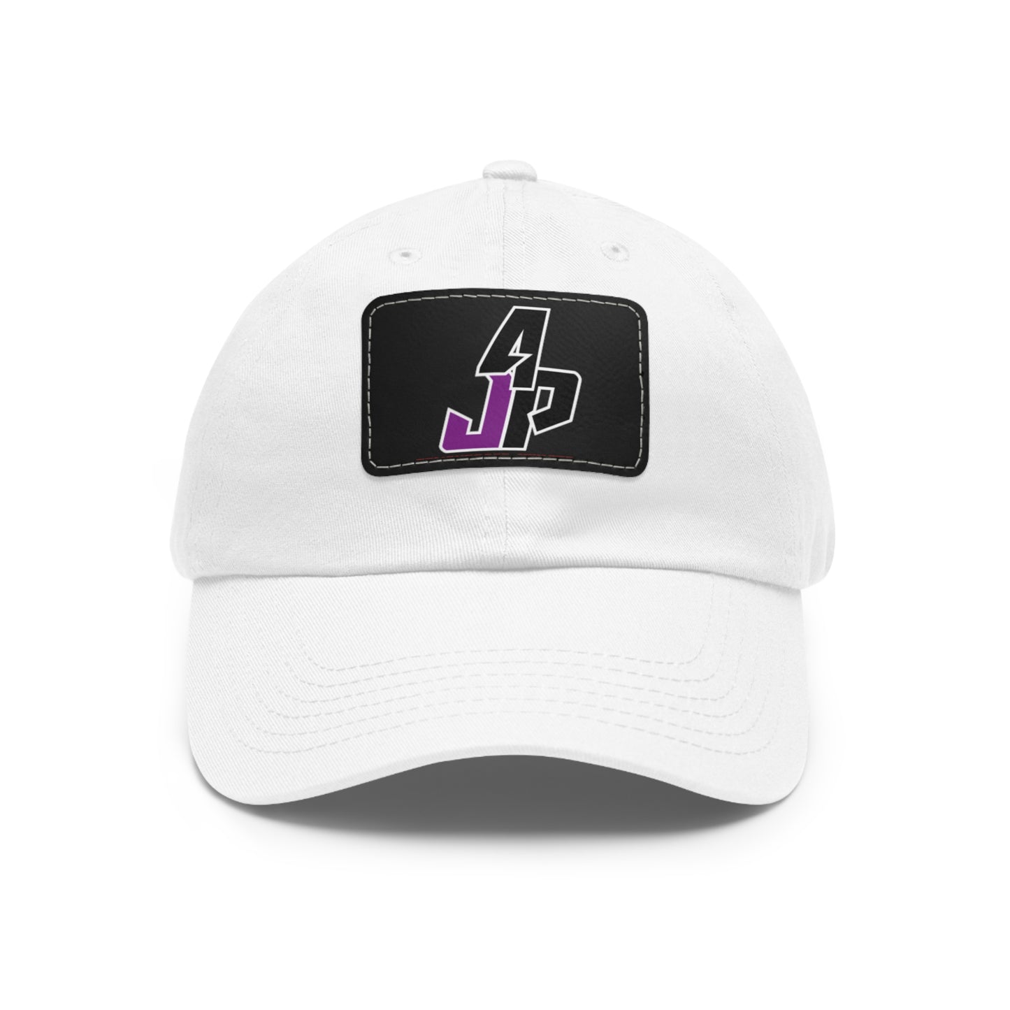 Dad Hat with Leather Patch (Rectangle)