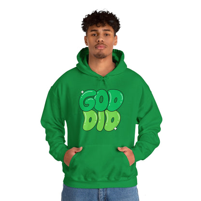 GREEN: GOD DID HOODIE