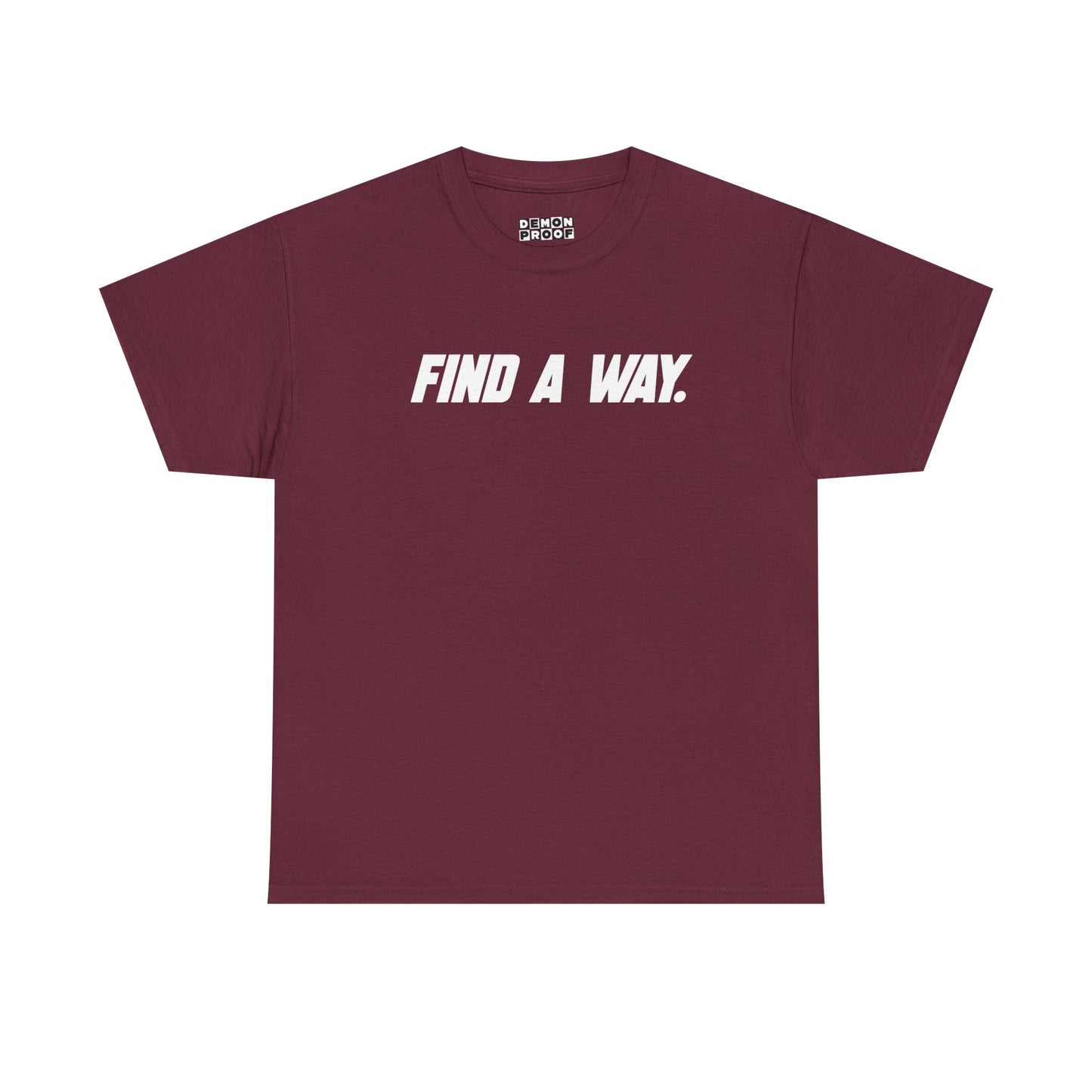 FIND A WAY BLOCK LOGO GRAPHIC TEE