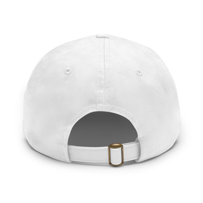 Copy of Dad Hat with Leather Patch (Rectangle)