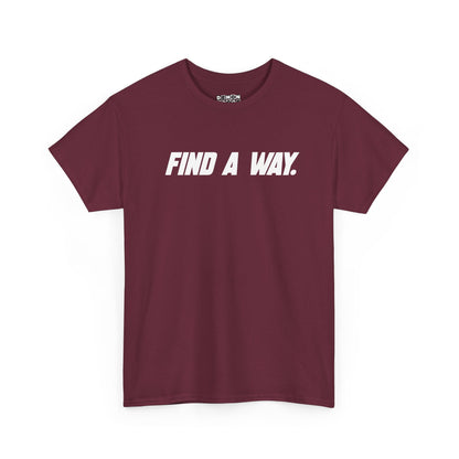 FIND A WAY BLOCK LOGO GRAPHIC TEE