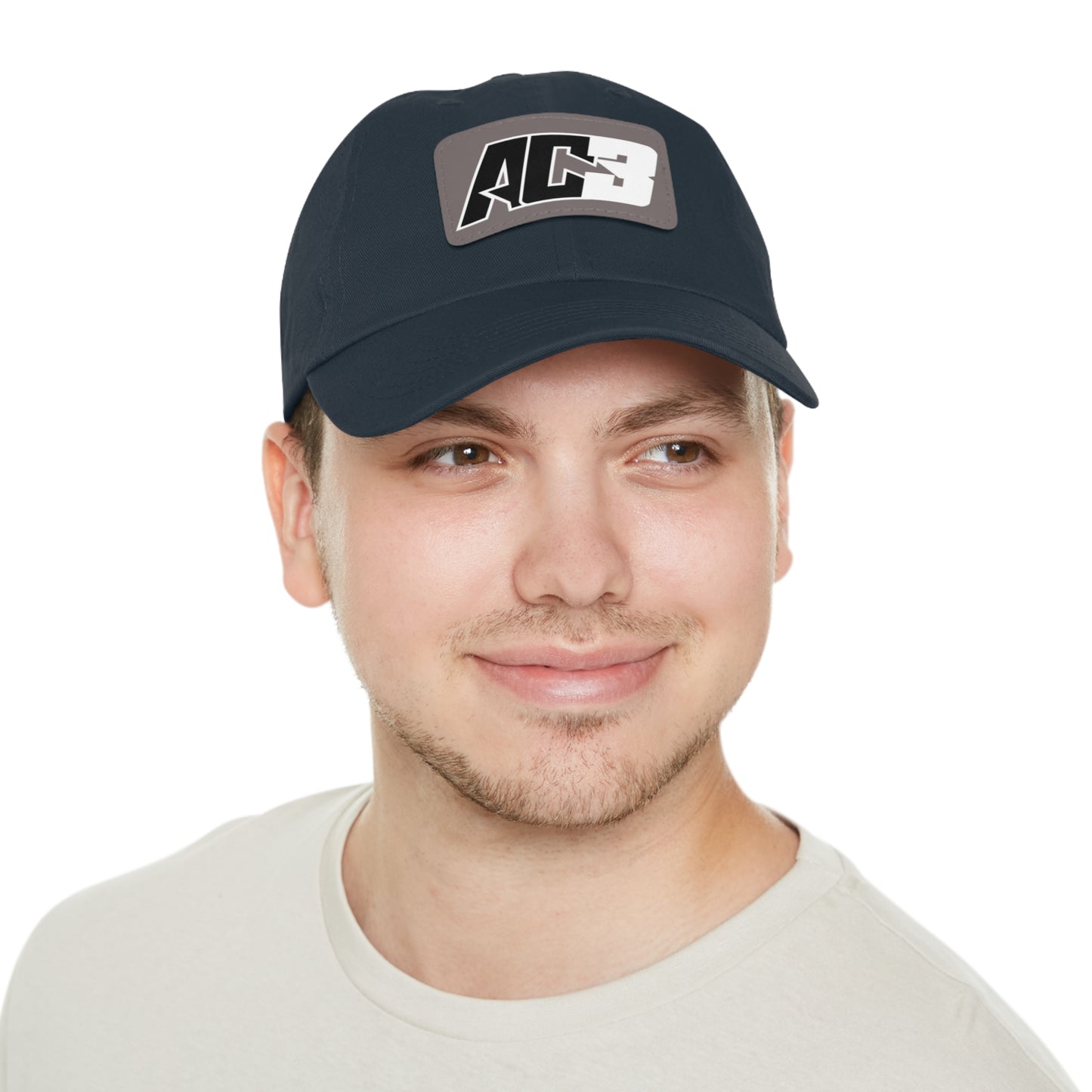 AC3 Team Dad Hat with Leather Patch