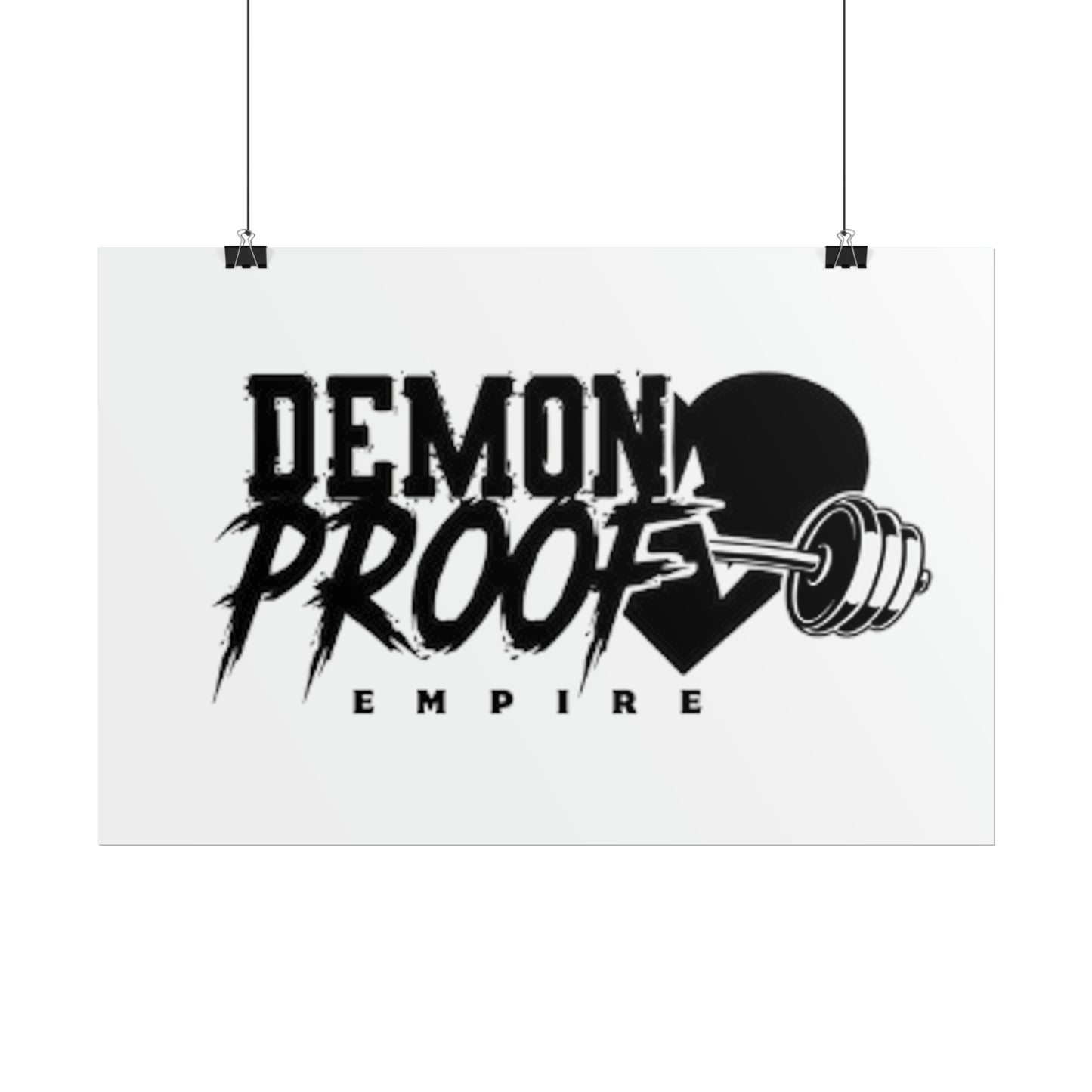 DemonProof Empire Logo Poster