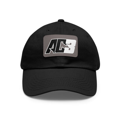 AC3 Team Dad Hat with Leather Patch