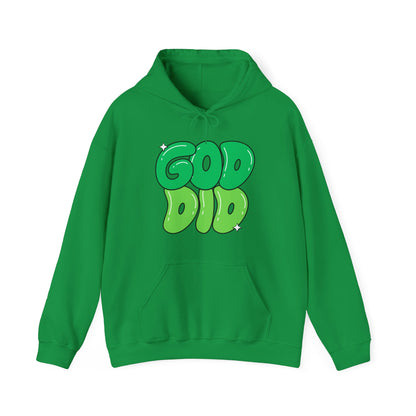 GREEN: GOD DID HOODIE