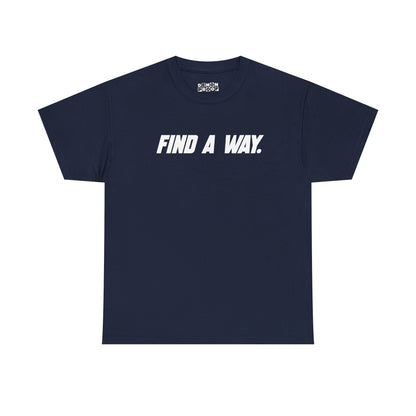 FIND A WAY BLOCK LOGO GRAPHIC TEE