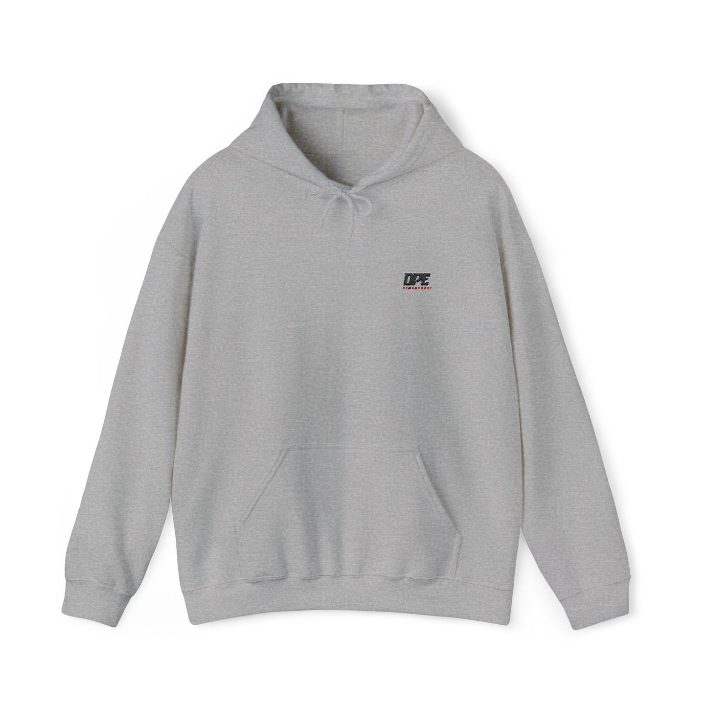 Heavy Blend Hoodie - DPE EMBROIDERED LOGO Everyday Casual Sweatshirt