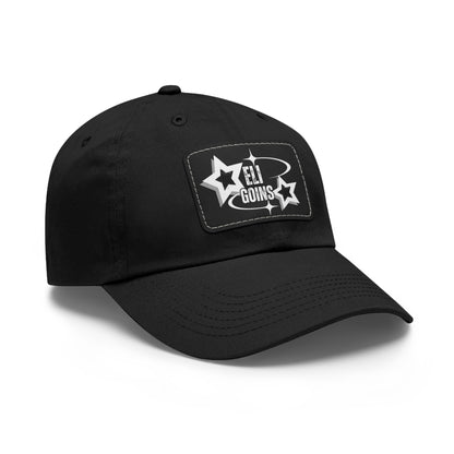 Copy of Dad Hat with Leather Patch (Rectangle)