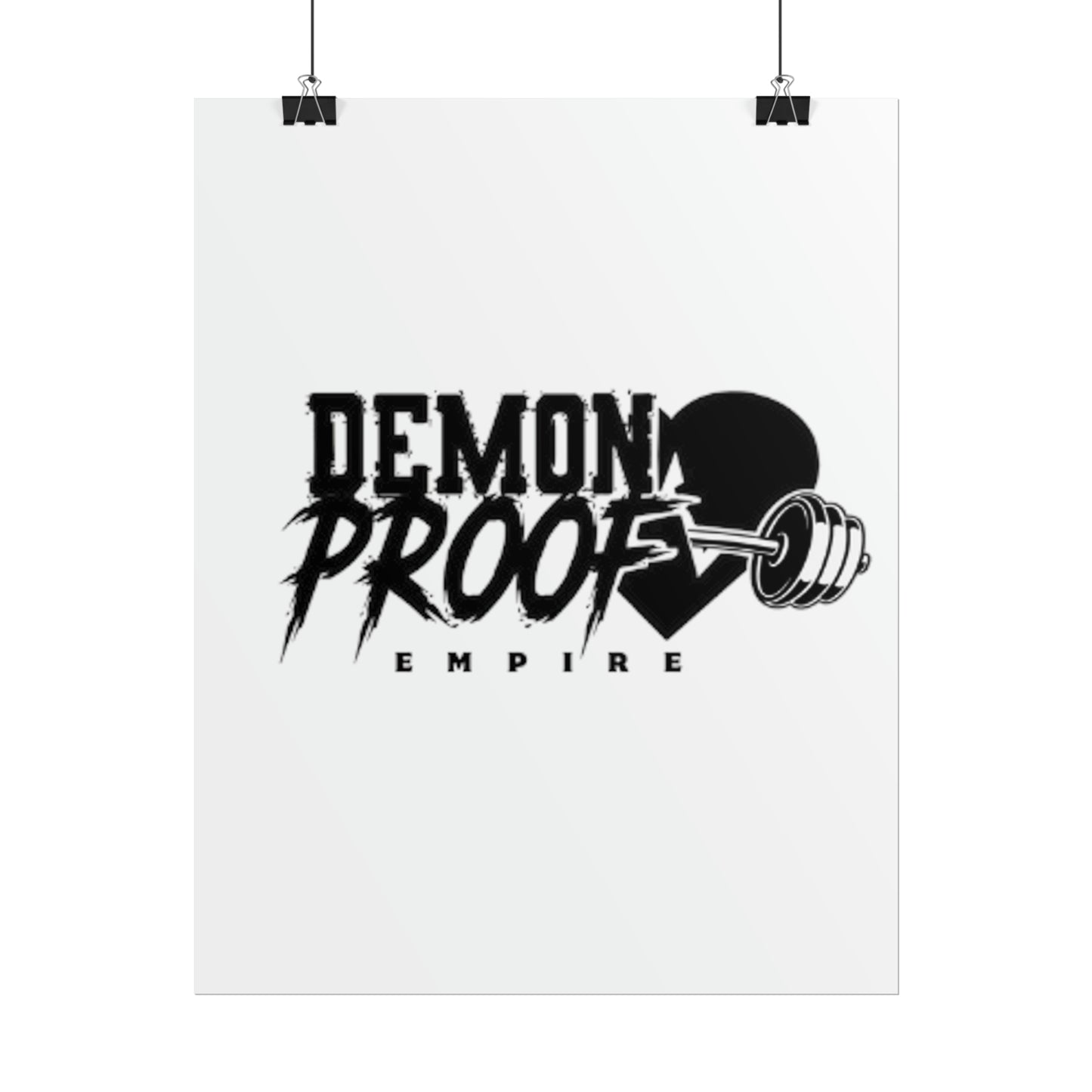 DemonProof Empire Logo Poster