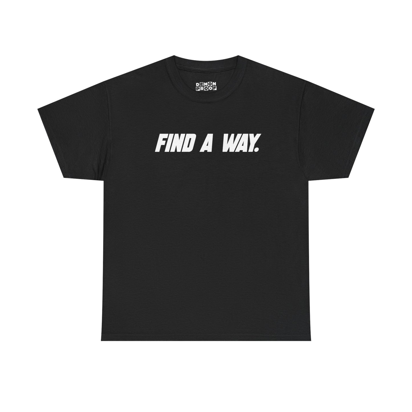 FIND A WAY BLOCK LOGO GRAPHIC TEE