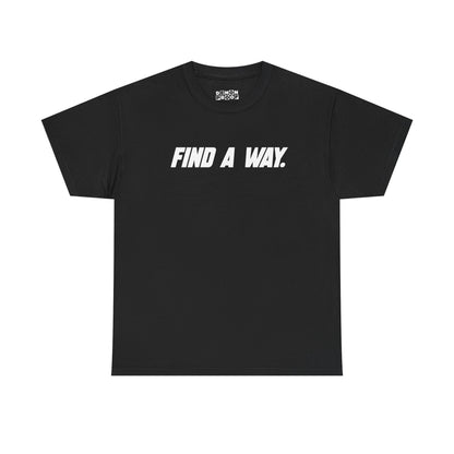 FIND A WAY BLOCK LOGO GRAPHIC TEE
