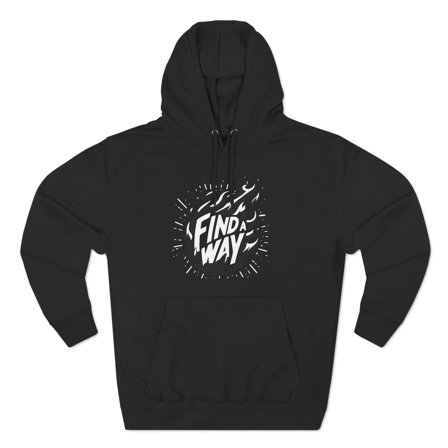 DemonProof Womens "Find a way" Flame Edition Fleece Hoodie